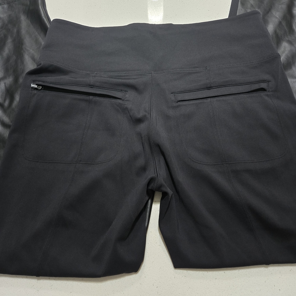 Athleta Delancey Shine Tight Black Leggings Size L - Picture 10 of 14
